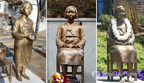 【韓国】 「立ち姿」の慰安婦少女像、除幕～彫刻家「日本政府が心から謝罪しない限り、いつでもどこでも少女像作る」